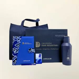 Gift Set 5 Item Berisi Buku Agenda Batik, Pulpen, Totebag, Tumbler Stainless dan E Money (1)