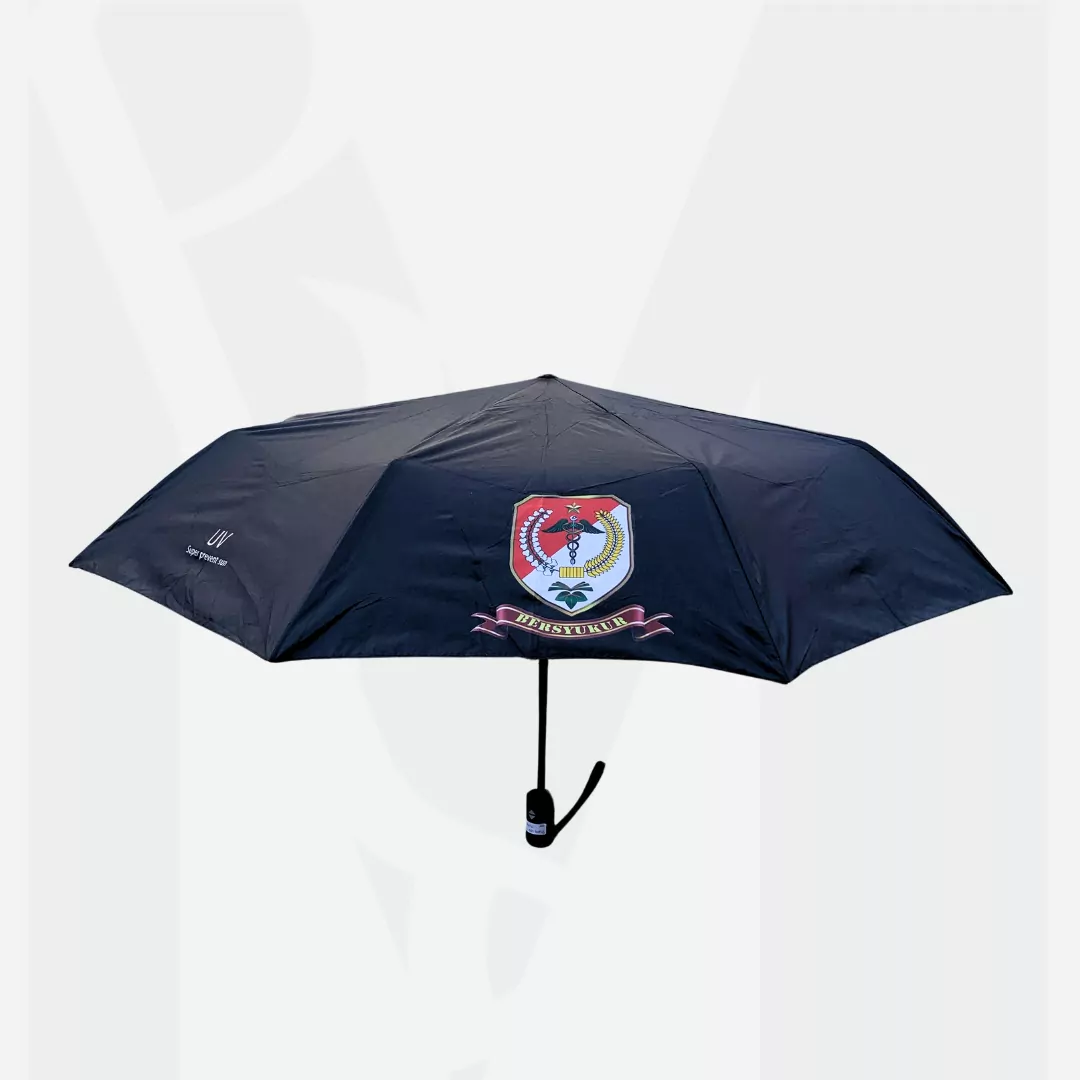 Payung Lipat Otomatis Dengan Tombol Untuk Membuka dan Menutup Custom Logo Perusahaan (2)