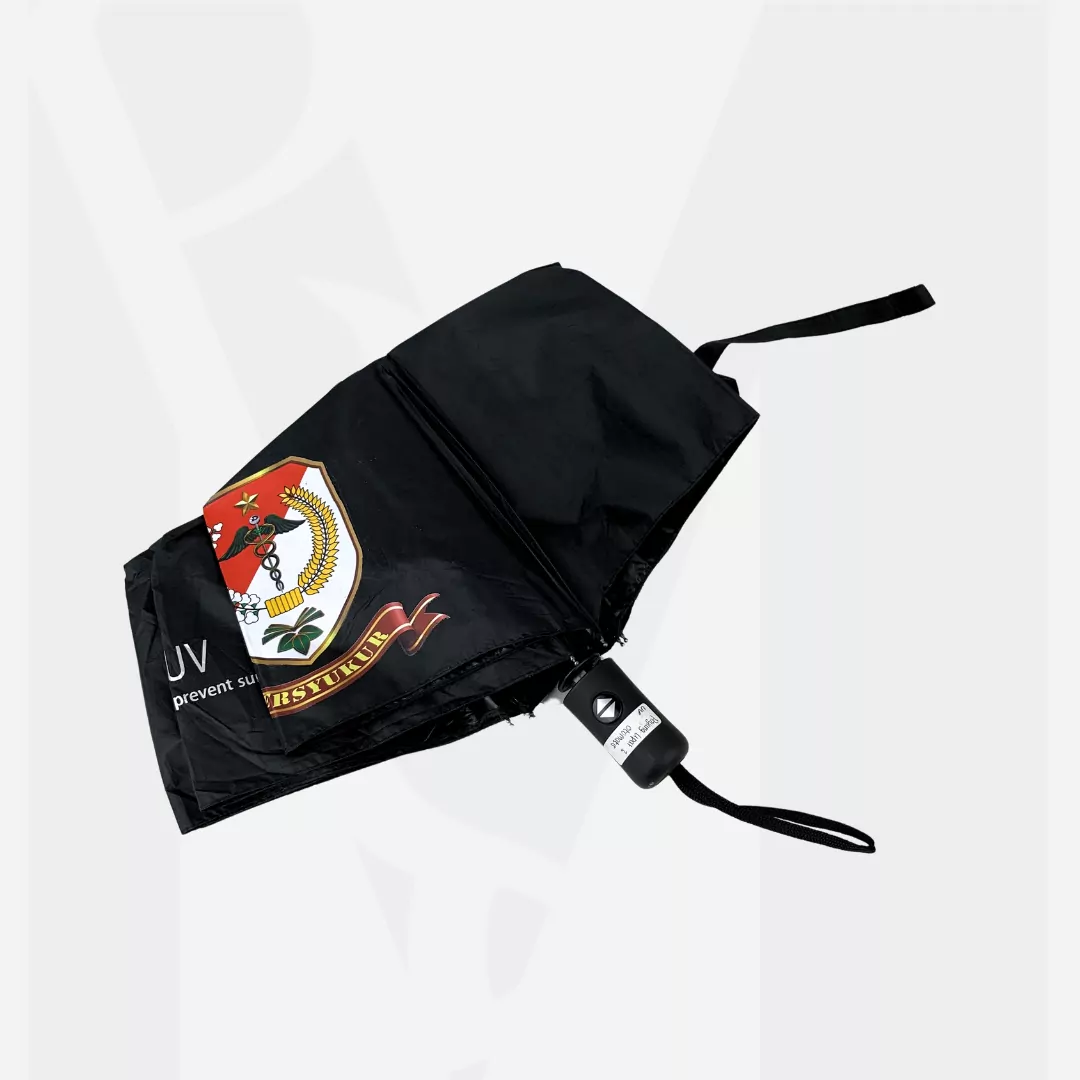Payung Lipat Otomatis Dengan Tombol Untuk Membuka dan Menutup Custom Logo Perusahaan (4)