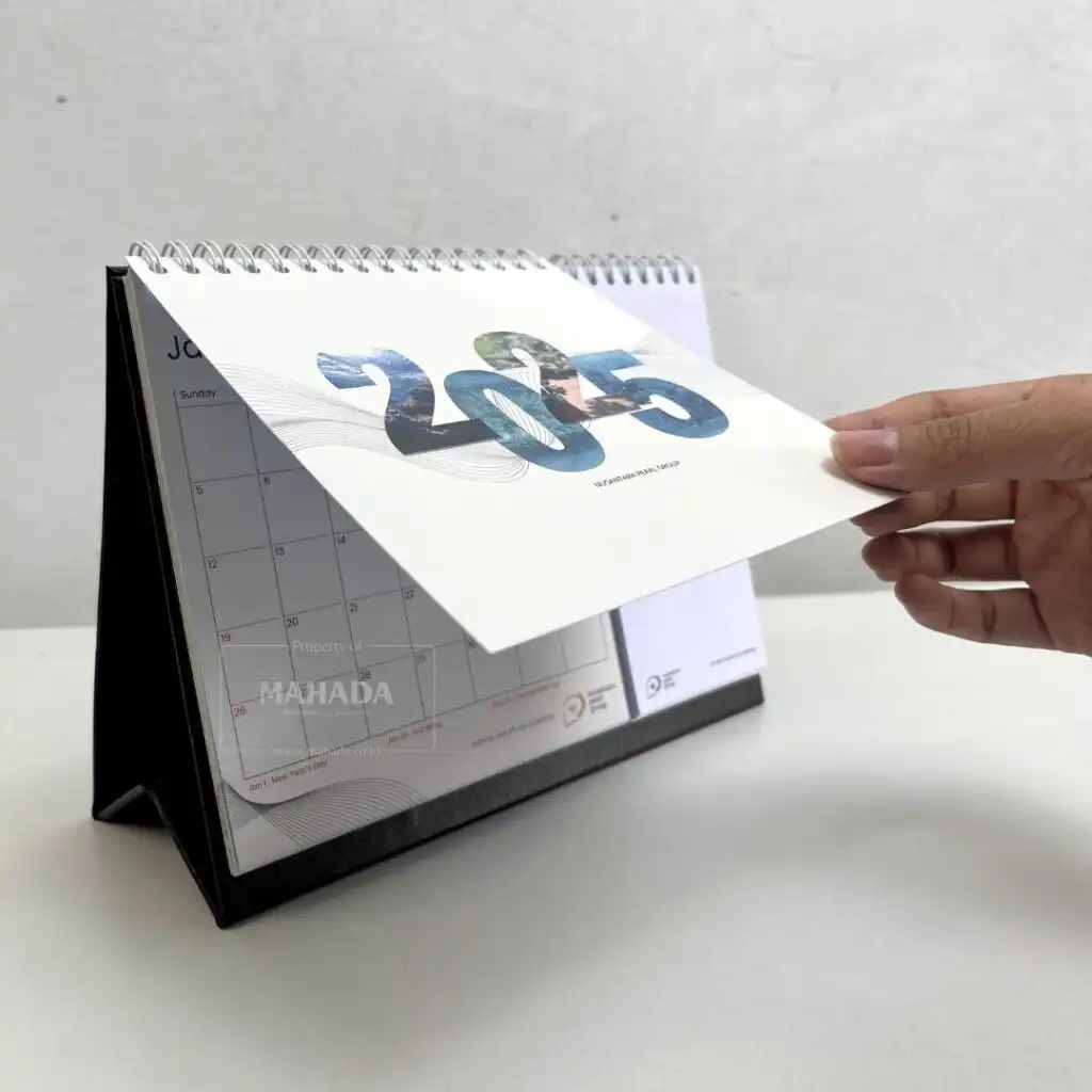 kalender meja custom dengan notes (1)