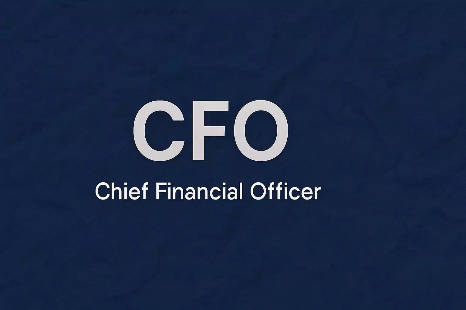 Apa Itu CFO