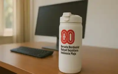 Tumbler Custom HUT RI ke-80: Botol Minum Ramah Lingkungan di Momen Kemerdekaan