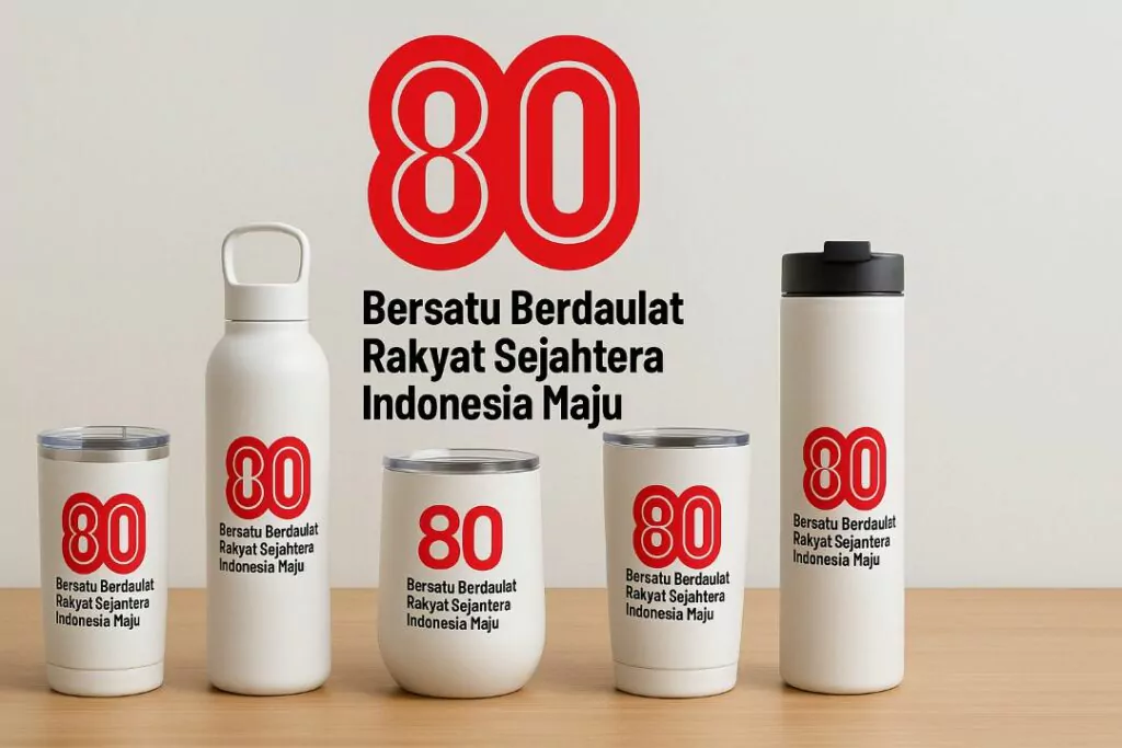 Tumbler Custom HUT RI ke 80 Macam macam tumbler