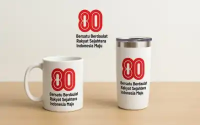 Mug Custom HUT RI ke-80: Souvenir Agustusan yang Menarik