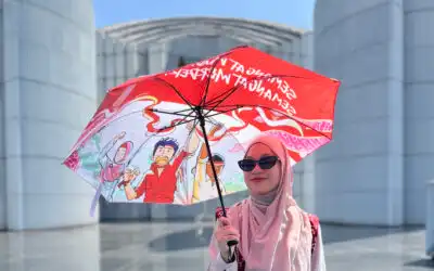 Payung Custom Edisi Spesial HUT RI ke-80