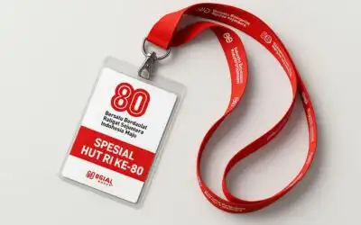 Tag dan Lanyard Spesial HUT RI Ke-80