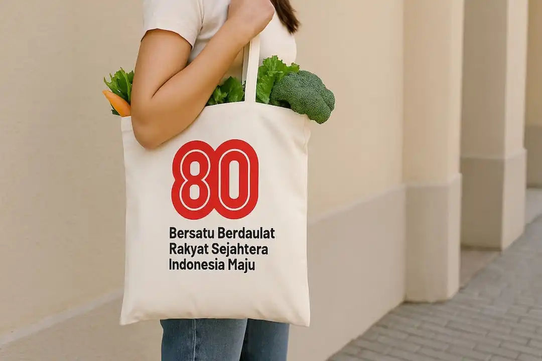 Totebag Custom Edisi HUT RI ke 80