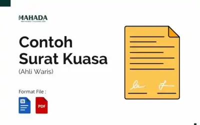 Contoh Surat Kuasa Ahli Waris Lengkap .Doc .Pdf