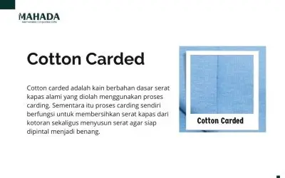 Apa Itu Cotton Carded? Pengertian, Jenis, dan Kegunaannya