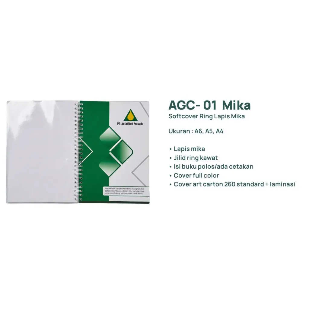 Agenda Softcover Ring Lapis Mika AGC-01 Mika