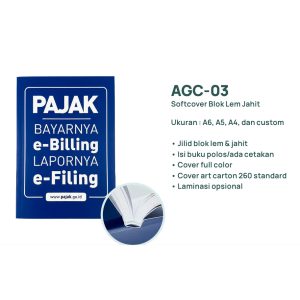 Agenda Softcover Blok Lem Jahit AGC-03