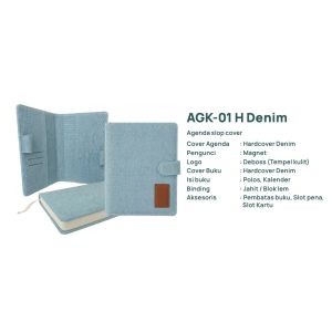 Agenda Kulit AGK-01 H Denim
