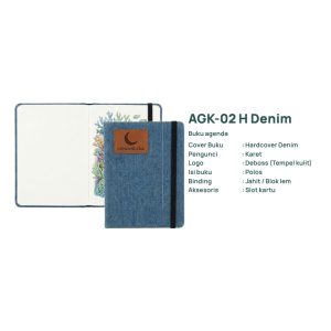 Agenda Kulit AGK-02 H Denim