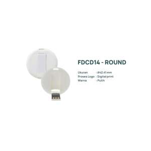 Flashdisk Kartu FDCD14 - ROUND