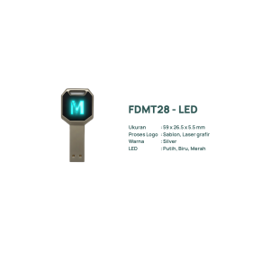 Flashdisk Metal FDMT28 - LED