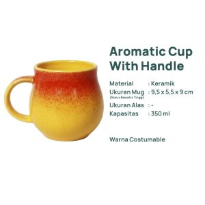 Mug Keramik Aromatic Cup With Handle