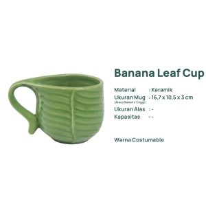 Mug Keramik Banana Leaf Cup