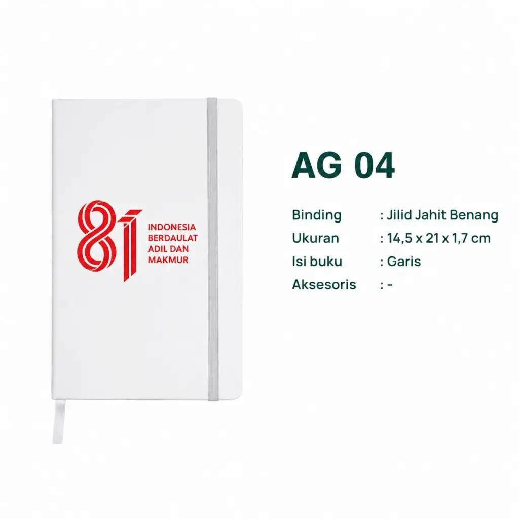 Buku Agenda HUT RI 81